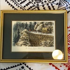 Olwen Caradoc Evans The Cariboo Wagon Road western hand colored and produced
